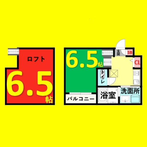 コンフォルタ杉村　名古屋市賃貸　仲介手数料無料の間取り