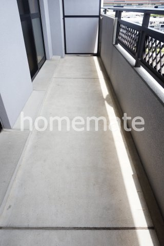 熊本市南区近見８丁目の賃貸マンションのバルコニー