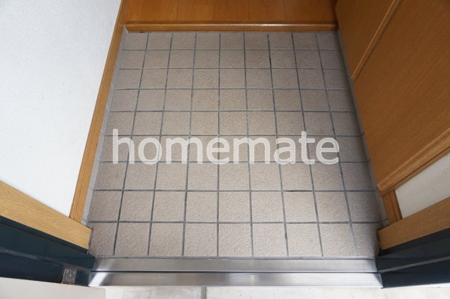 熊本市南区近見８丁目の賃貸マンションの玄関