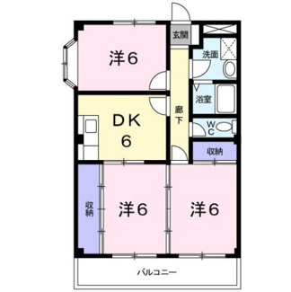 【間取り】 | パレ　アンソレイエ