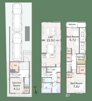  | 【名古屋市千種区今池南33−3新築戸建】仲介手数料無料！春岡小学校・若水中学校