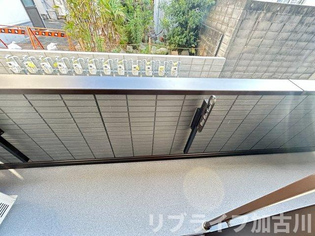 D-PLACE良野のバルコニー