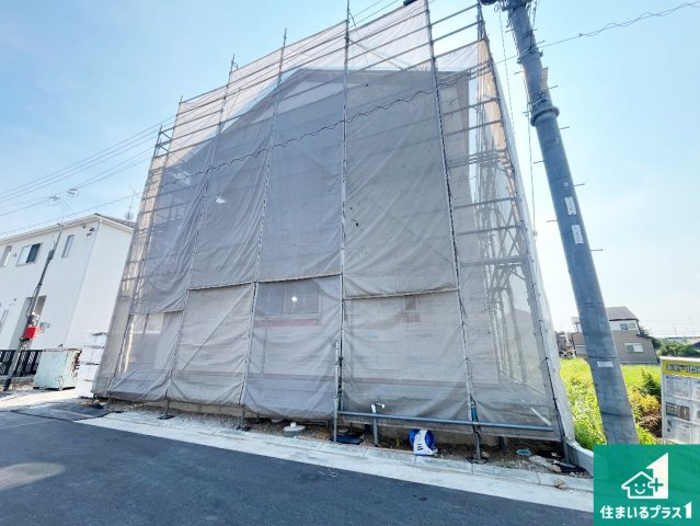 加古川市野口町野口　第7期　新築一戸建ての外観|周辺は落ち着いた街並みの住宅地！子育てがしやすい住環境です！まだ未完成ですが、現地でしかわからない事もございます。是非一度ご覧ください。