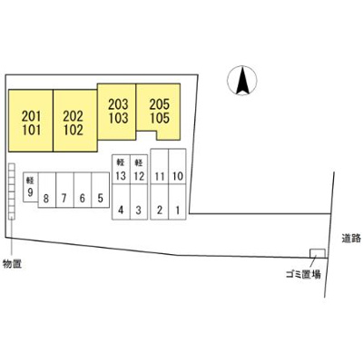 【区画図】 | ラフィーネ東城北