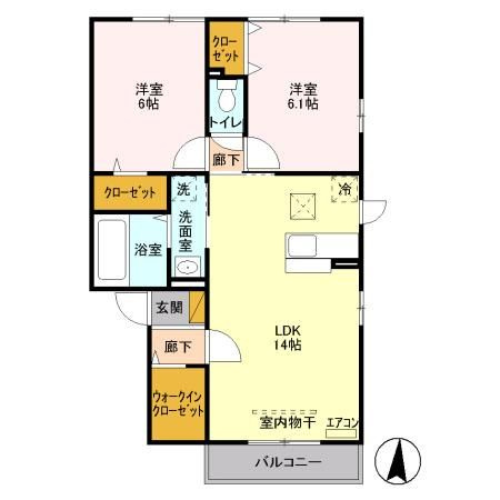 【間取り】 | グリーンテラス　Ⅰ