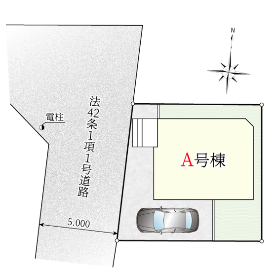 【区画図】 | ご家族様のプライベート空間が確保できる素敵な間取りです。また敷地ゆったりですので、おうち時間を楽しむのにもぴったりですね♪