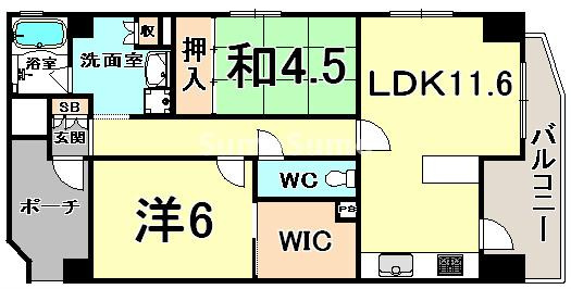 アーバネックス元町通の間取り