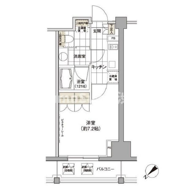 パークハビオ渋谷の間取り