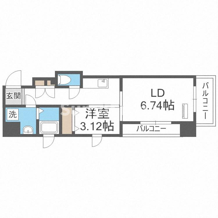 アガスティーア薬院の間取り