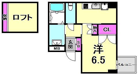 エスペランサ灘駅前の間取り