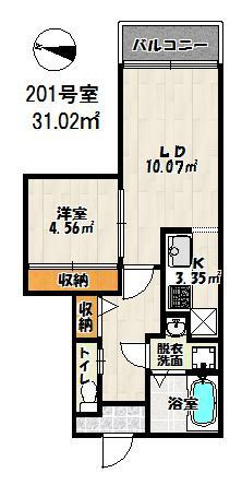 バーンメアオ　シカリオンの間取り