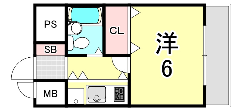ロマネスク甲南の間取り