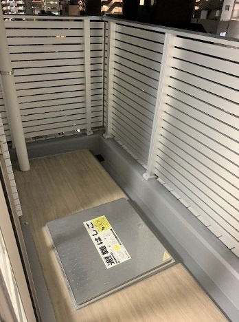 エルスタンザ浅草のバルコニー