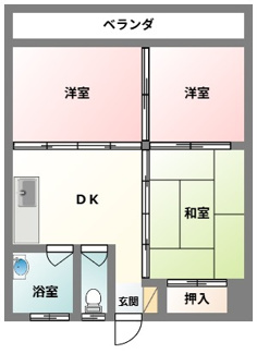 【間取り】 | パラシオ新町 | パラシオ新町★那覇市宇栄原エリア