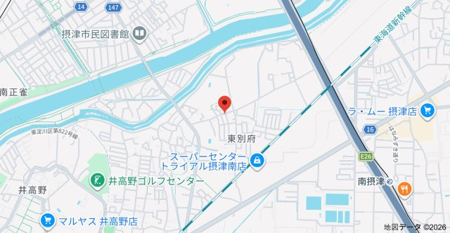 メゾン別府の地図