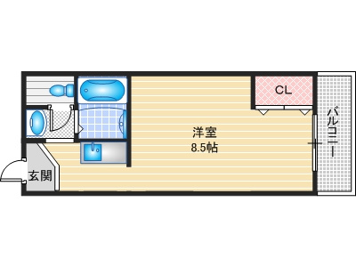 メゾン別府の間取り