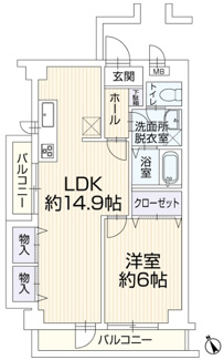 【間取り】 | ベルコート東中神