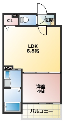 LIX大和田駅前の間取り