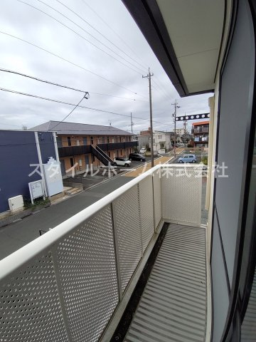 グリーンステージ東橋良Aのバルコニー