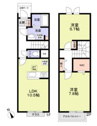 【間取り】 | 2LDKのテラスハウスです！