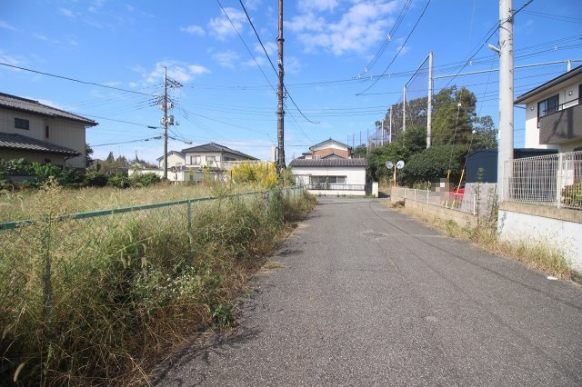 小山市喜沢の前面道路含む現地写真|2026年10月撮影