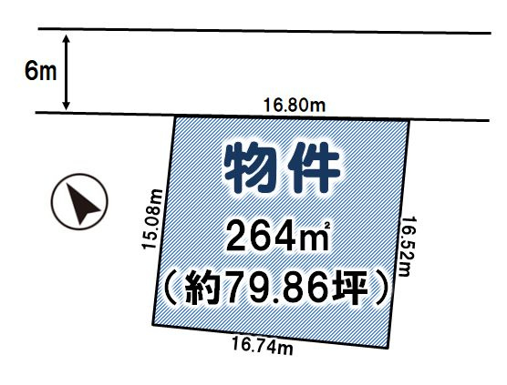 小山市喜沢の土地図