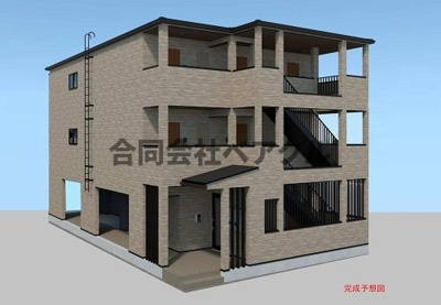 【外観パース】 | メゾンド・御領町