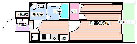 【間取り】 | エスリード天神橋筋六丁目