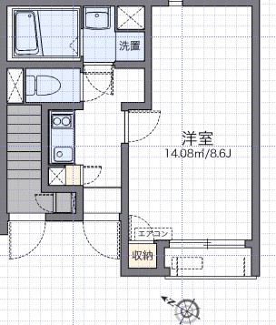レオネクストＨＯＳＯＹＡⅢの間取り