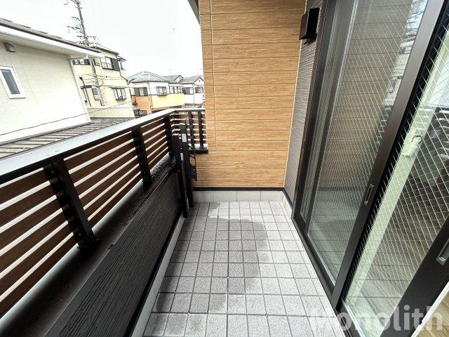 フォレストメゾン高石のバルコニー