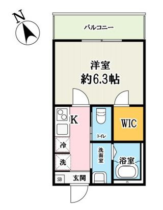 キャメル西新井の間取り