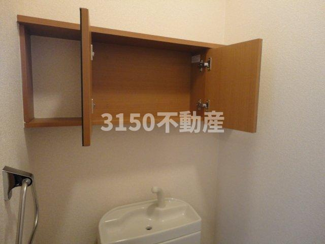 ベル・クオレのトイレ|ＷＣ棚