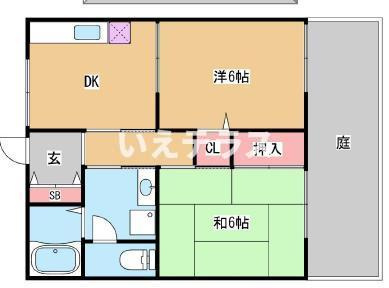 ベルドミールB棟の間取り