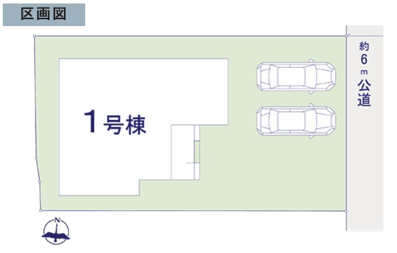 船橋市大穴北１丁目１３期の区画図