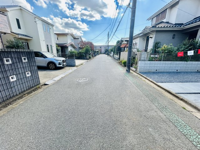 船橋市大穴北１丁目１３期の前面道路含む現地写真