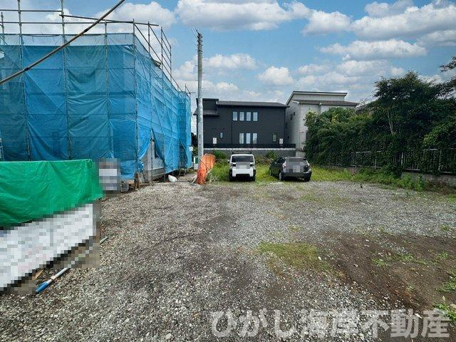 茅ケ崎市香川４丁目　新築戸建　全２棟の外観|6月15日撮影　建築中　現地外観