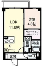 ソラシアレジデンス九条の間取り