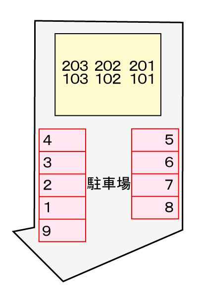 グラティテュードの区画図