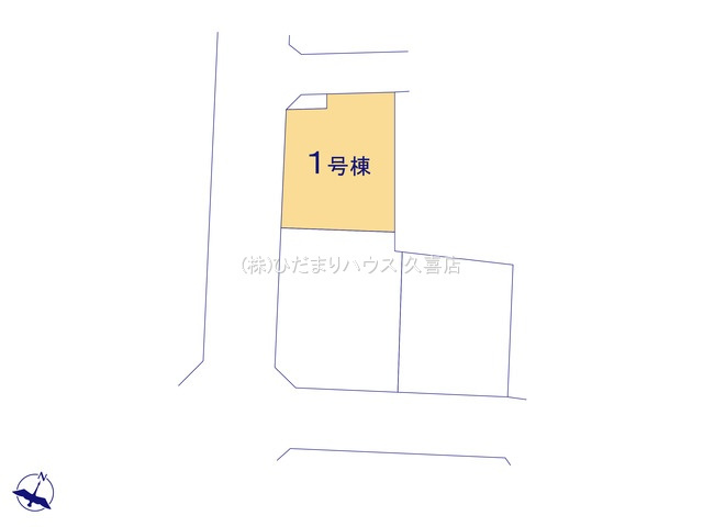 幸手市緑台１丁目６期　新築一戸建て　01の区画図|全３区画
