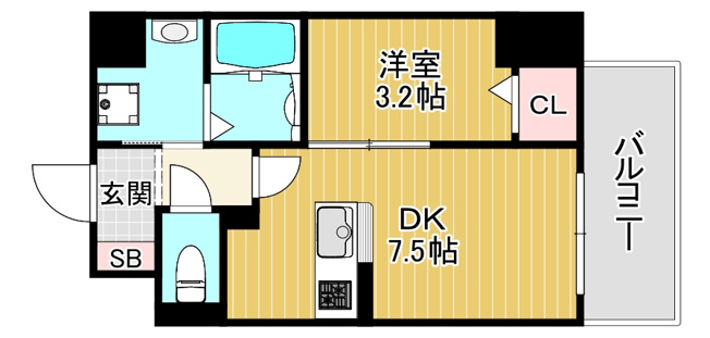 【間取り】 | ブランシエスタ都島通