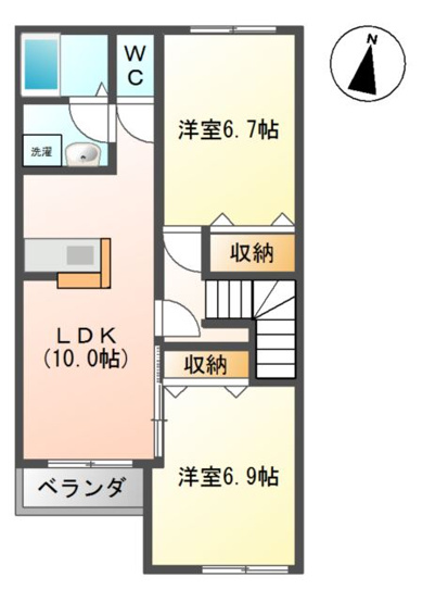 【間取り】 | ミューズ高柳