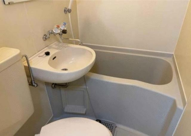 豊橋市小池町の中古マンションの浴室| コンパクトにまとまった使いやすいユニットバスです。