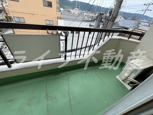 シャトー西村のバルコニー