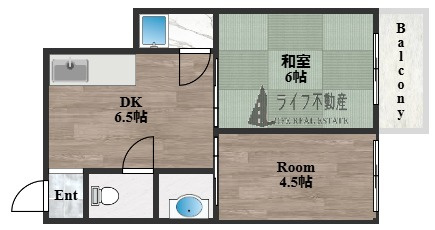 シャトー西村の間取り