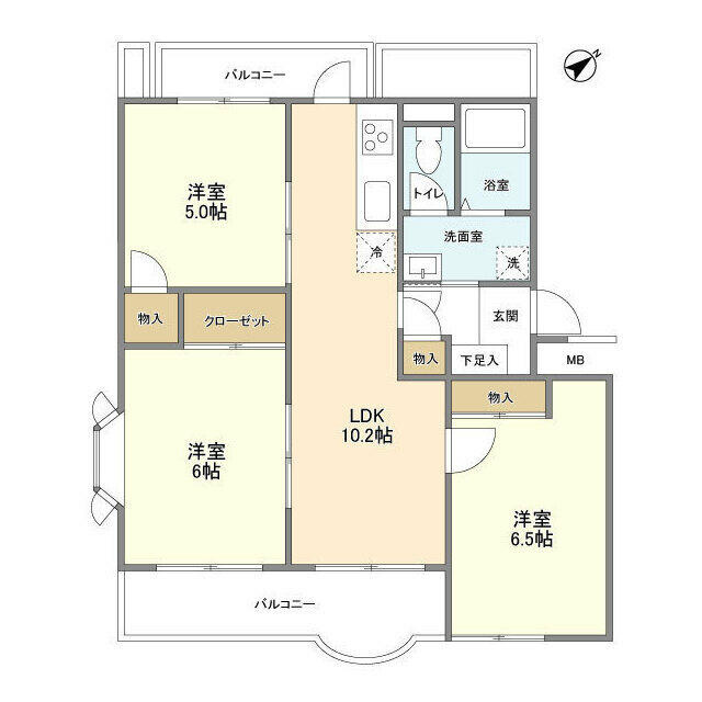 メゾンフジの間取り