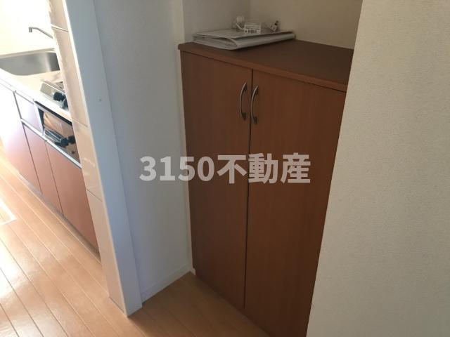 メルヴェールＡの収納|下駄箱