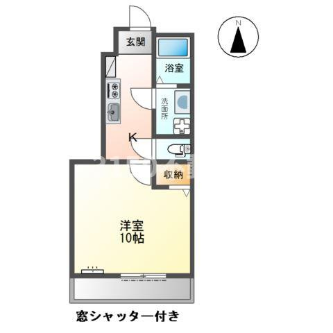 メルヴェールＡの間取り