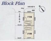 平塚市夕陽ヶ丘2期　新築一戸建て　1号棟の区画図|配置図