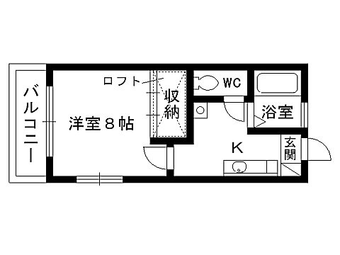 コンフォートいずみの間取り