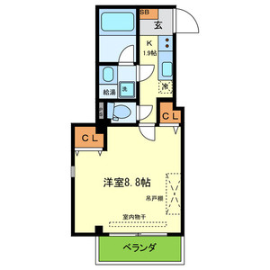 ドエル芦屋WESTの間取り